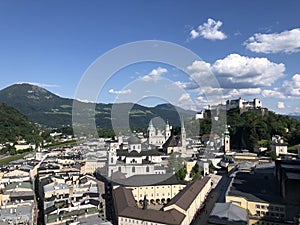 The old town of Salzburg