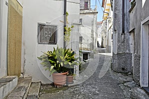 The old town of Scalea, Italy.