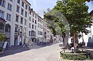 Old town of Schaffhausen