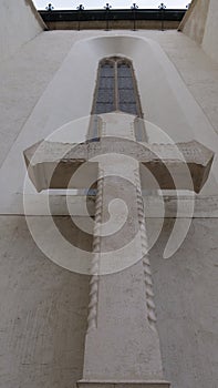 Cross St.Martin church Bratislava Slovakia