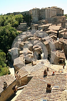 the old town of Sorano photo