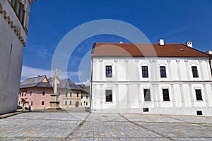 Old town Spisska Sobota, medieval square. Poprad, Slovakia
