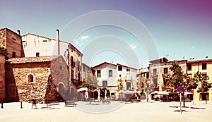 Old town square. Besalu