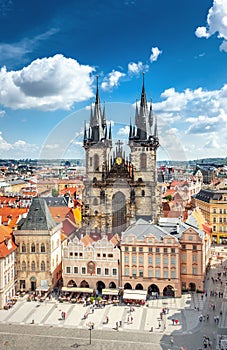 Old Town Square in Prague photo