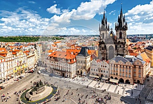 Old Town Square in Prague photo