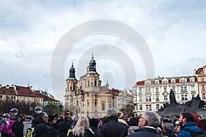 Old Town square in Prague, Czech Republic