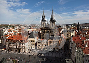 Old town square in Prague photo