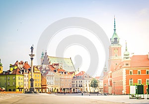 Old town square, Warsaw, Poland