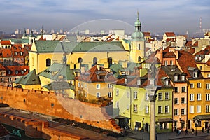 Old Town Square in Warsaw, Poland