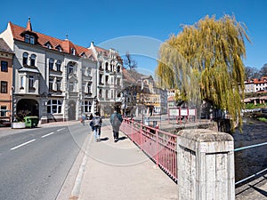 Old town of Stadtroda in Thuringia