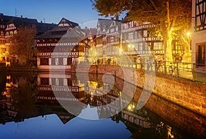 Old town of Strasbourg, France