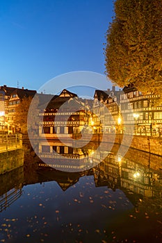 Old town of Strasbourg, France