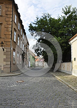 Staromestská ulica z Bratislavy na Slovensku