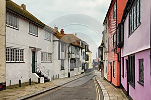 Old town street in Hastings