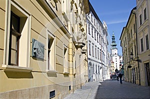 The Michaels street, Bratislava, Slovakia