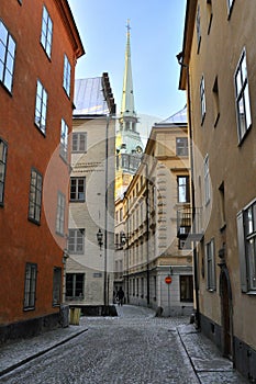 Old town street stockholm