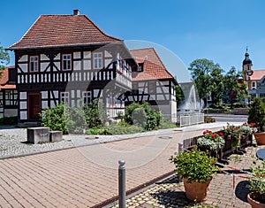 Old town of Suhl in Thuringia
