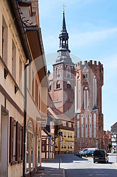 Old town of Tangermuende