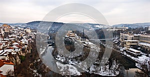 Old Town Veliko Tarnovo above the Yantra river