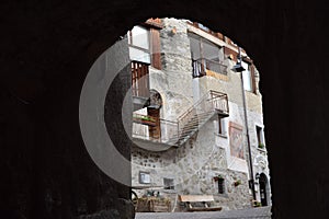 Old town village Rango Trentino, selection one of the most beautiful village in italy photo