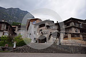Old town village Rango Trentino, selection one of the most beautiful village in italy photo