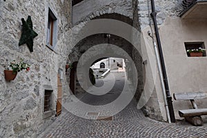 Old town village Rango Trentino, selection one of the most beautiful village in italy photo