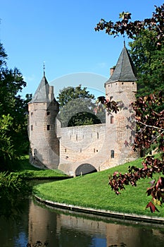 Old town wall in Amersfoort