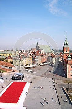 Old Town in Warsaw.