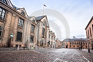 Old Town in winter. Copenhagen, Denmark