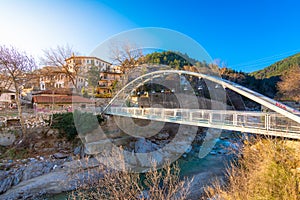The old town of Xanthi with river and bridge, Greece
