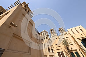 Old townhouses in Dubai United Arab Emirates