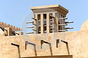 Old townhouses in Dubai United Arab Emirates