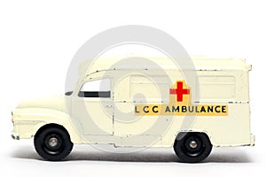 Old toy car Ambulance