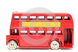 Old toy car London Bus