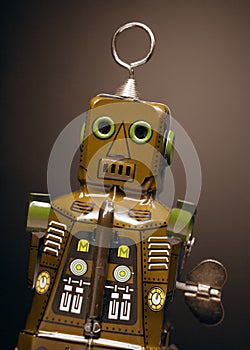 Old toy robot