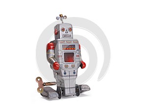 Old toy robot