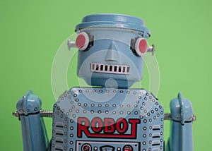 Old toy robot