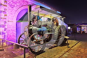 An old traction engine dating back to 1916