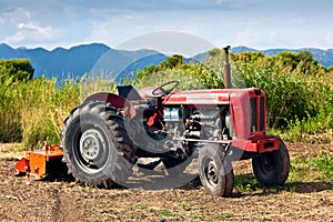 Old tractor