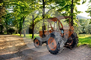 Old tractor