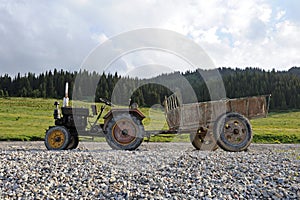 An old tractor