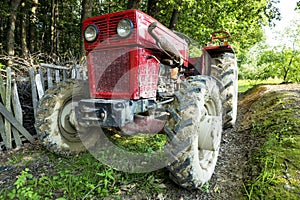 Old tractor