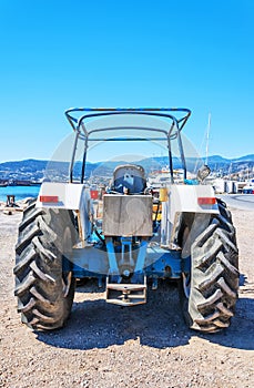 Old tractor in Agios Nikolaos