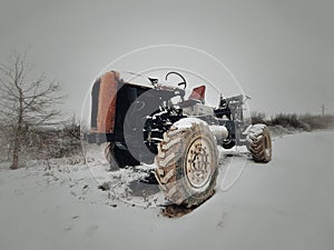 Old tractor