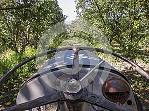 Old tractor on a farm in Victoria, Australia