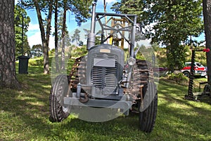 Old tractor (ferguson) photo