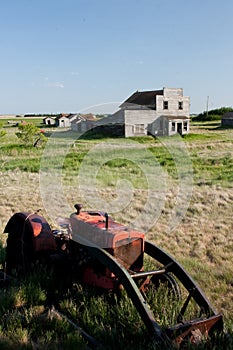 Old Tractor in Ghost Town