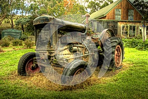 An Old Tractor in HDR