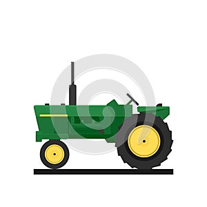 Old tractor icon