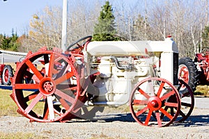 old tractor near Jonesboro, Maine, USA photo